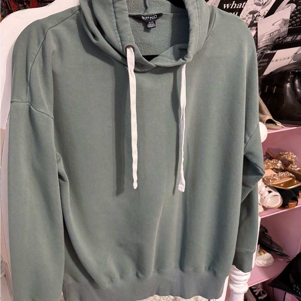Buffalo David Bitton Green Hoodie